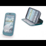 LG L80 D380, oldalra nyíló tok, stand, Smart View, kék (61237) - Telefontok