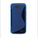LG L90 D405, TPU szilikon tok, S-Line, kék (59492) - Telefontok