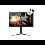 LG MON LG Gaming 180Hz IPS monitor 27" 27GS75Q-B, 2560x1440, 16:9, 300cd/m2, 1ms, 2xHDMI/DisplayPort, áll. mag, pivot, HDR10 (27GS75Q-B.AEU)