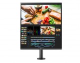 Lg monitor 28" ergonomic -28mq780-b dualup (ips; 16:18; 2560x2880; 5ms; 300cd; hdmix2; dp; hdr; usb-c; dci-p3 98)