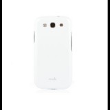 LG Optimus L5 E610, műanyag hátlap védőtok, fehér, Moshi (55577) - Telefontok