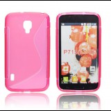 LG Optimus L7 II P710, TPU szilikon tok, S-Line, pink (57066) - Telefontok