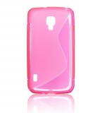 LG Optimus L7 II P715, TPU szilikon tok, S-Line, pink