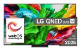 LG QNED AI 65QNED86A3A 165,1 cm (65") 4K Ultra HD Smart TV Wi-Fi Fekete Televízió