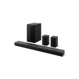 LG S70TR soundbar rendszer, 5.1.1 CH, 500W, Dolby Atmos, vezeték nélküli hátsó hangszórók, fekete