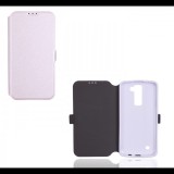 LG X Cam, Oldalra nyíló tok, CoverGel, fehér (38903) - Telefontok