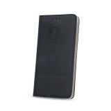 LG X Power, Oldalra nyíló tok, stand, Smart Stamp, stílusos minta, fekete (46118) - Telefontok