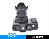 LH-DC70 canon utángyártott fényellenző,  napellenző
