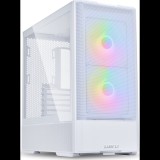 Lian Li Lancool 207 számítógépház - edzett üveg, 2db 14cm-es PWM ARGB ventilátor, fehér (LANCOOL 207RW)