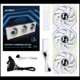 Lian Li UNI FAN TL120 LCD Wireless hűtő ventilátor 3db fehér (12TLLCD1W3W) (12TLLCD1W3W)