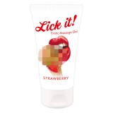 Lick-it Lick it! - 2in1 ehető síkosító - eper (50ml)