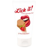 Lick-it Lick it! - 2in1 ehető síkosító - eper (50ml)
