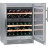 Liebherr WTes 1672 Vinidor borhűtő 2 zónás 34 palackos üveg ajtó 83x60x58cm