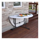 Lifetime asztal kerek félbehajtható 152 cm