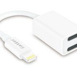 Lightning/2x Lightning osztó adapter Earldom ET-OT54 fehér