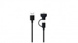 Lightning-Micro USB Ozaki OT225BK O!tool-Combo Cable BK