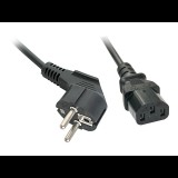 Lindy 30334 tápkábel Fekete 0,7 M A típusú hálózati csatlakozó IEC C13 (30334)