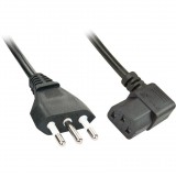 Lindy 30346 tápkábel Fekete 2 M C13 csatlakozó (30346)