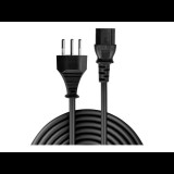 Lindy 30417 tápkábel Fekete 2 M C13 csatlakozó (30417)