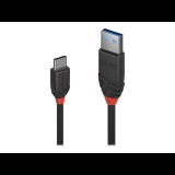 Lindy 36915 USB kábel 0,5 M USB 3.2 Gen 1 (3.1 Gen 1) USB A USB C Fekete (36915)