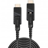 Lindy 38324 HDMI kábel 50 M HDMI D-típus (Micro) Fekete (38324)