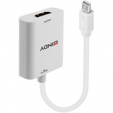 Lindy 41069 video átalakító kábel Mini DisplayPort HDMI A-típus (Standard) Fehér (41069)