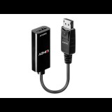 Lindy 41718 video átalakító kábel 0,15 M DisplayPort HDMI Fekete (41718)