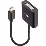 Lindy 41736 csatlakozó átlakító Mini DisplayPort DVI-D Fekete (41736)