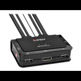 Lindy 42344 KVM kapcsoló Keretállvány Fekete (42344)