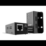 Lindy 42680 hálózati bővítő Hálózati adó- és vevőegység Fekete (42680)