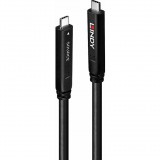 Lindy 43398 USB kábel USB 3.2 Gen 1 (3.1 Gen 1) 10 M USB C Fekete (43398)