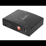 Lindy HDMI 4K Audio Extractor with bypass - HDMI audio signal extractor (38167)