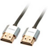 LINDY HDMI Csatlakozókábel [1x HDMI dugó - 1x HDMI dugó] 2.00 m Szürke (41672) - HDMI