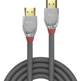 LINDY HDMI Csatlakozókábel [1x HDMI dugó - 1x HDMI dugó] 5.00 m Szürke (37874)