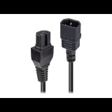 Lindy Hot Condition Type - power extension cable - IEC 60320 C14 to IEC 60320 C15 - 2 m (30314)