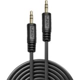 LINDY Jack Audio Csatlakozókábel [1x Jack dugó, 3,5 mm-es - 1x Jack dugó, 3,5 mm-es] 10.00 m Fekete (35646) - Audió kábel