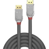 LINDY Kijelző csatlakozó Csatlakozókábel [1x DisplayPort dugó - 1x DisplayPort dugó] 5.00 m Szürke (36304) - DisplayPort
