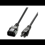 Lindy - power extension cable - IEC 60320 C5 to IEC 60320 C14 - 1 m (30340)