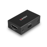 Lindy Repeater HDMI - HDMI, 8K@60Hz, 10m, fekete (38391) (38391)