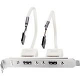 LINDY USB 2.0 Átalakító LINDY USB-Slotblech Adapter (33147)
