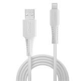 Lindy USB-A - Lightning adat- és töltőkábel 1m fehér (31326) (lindy31326) - Adatkábel