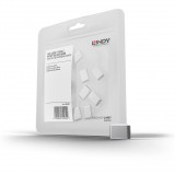 LINDY USB Typ C Port Schloss weiß 10 Stück (40439)