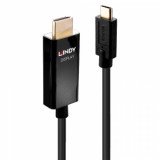 Lindy USB Type C - HDMI adapter kábel 3m fekete (43293)