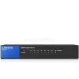Linksys SMB LGS108 8port 10/100/1000Mbps LAN nem menedzselhető asztali Switch (LGS108-EU)