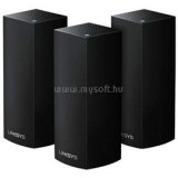 Linksys Velop AC6600 Intelligent Mesh WiFi System (3 darabos, fekete) (WHW0303B)