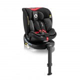 Lionelo Navy I-Size 360° forgatható ISOFIX gyermekülés (40-150cm) - Black Red
