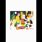 Lipton karácsonyi fekete tea, 75 filter, válogatás, díszdobozban (8586025312479)