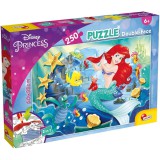 Lisciani Giochi Ariel a kis hableány 2 az 1-ben 250db-os puzzle és színező 50x35cm - Lisciani