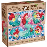 Lisciani Giochi Ariel a kis hableány 2 az 1-ben 60db-os Eco puzzle és színező 70x50cm - Lisciani