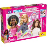 Lisciani Giochi Barbie legjobb barátnők 108db-os glitter puzzle 50x35cm - Lisciani
